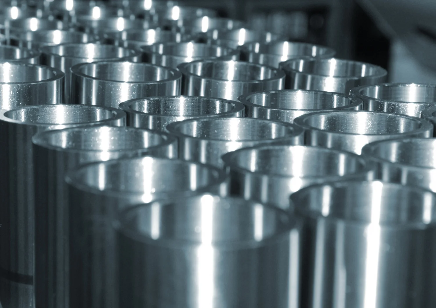 Galvanized steel pipes
