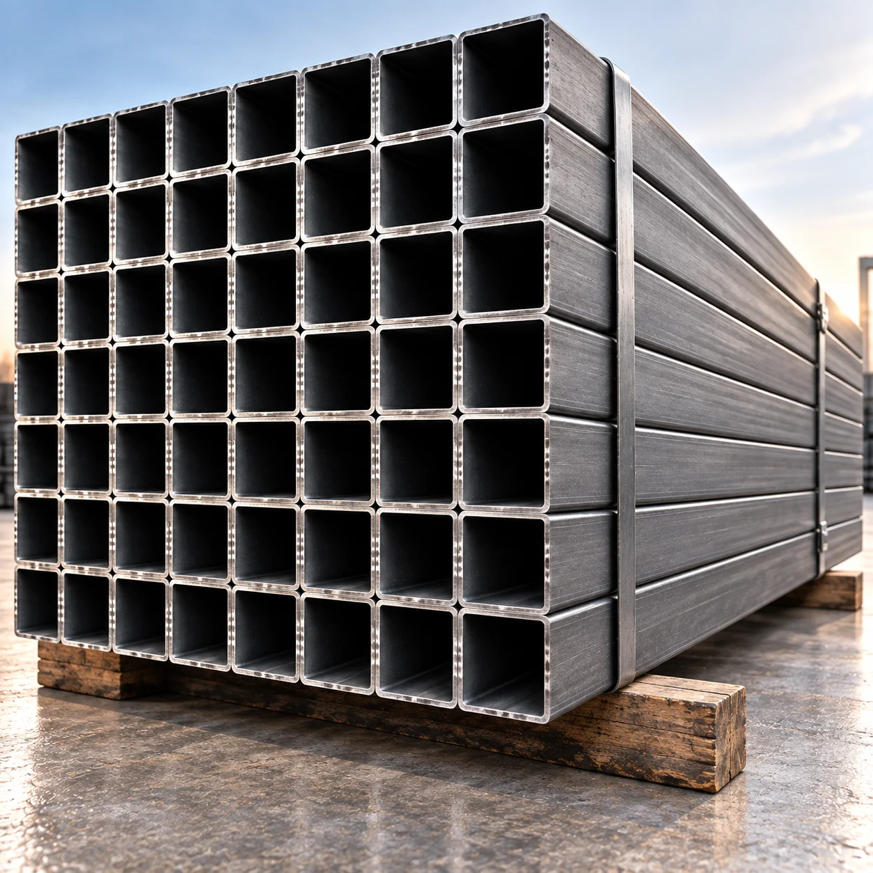 Mild Steel Square Pipes manufacturing